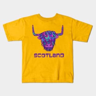Highland Cow - Scotland Kids T-Shirt